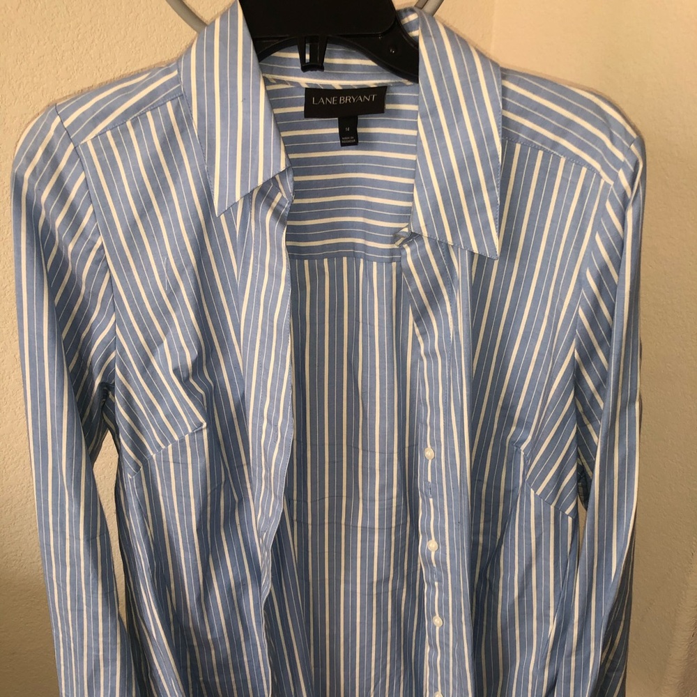 Striped button up - Picture 2 of 11